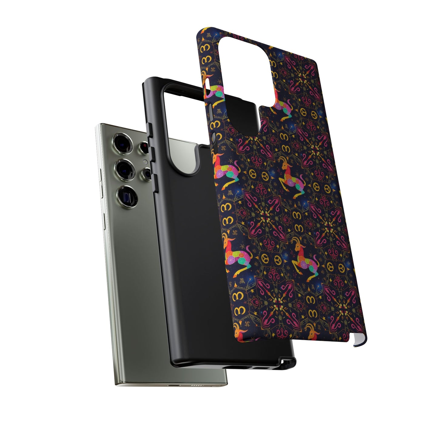 Tough Cases, Capricorn, Zodiac v2, Metal Pattern