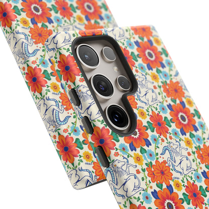 Tough Cases, Virgo, Zodiac v4, Flower Pattern