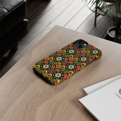 Tough Cases, Aries, Zodiac v4, Flower Pattern