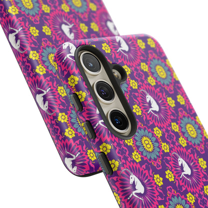 Tough Cases, Capricorn, Zodiac, Flower Pattern