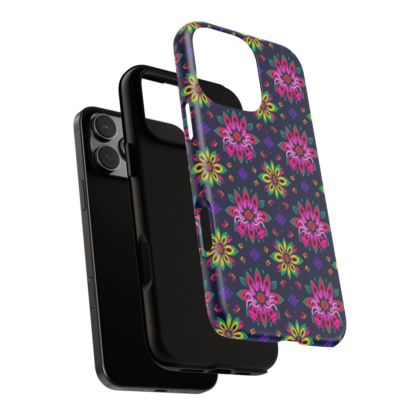 Tough Cases, Scorpio, Zodiac v4, Flower Pattern