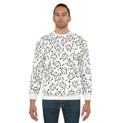 Zodiac AOP Unisex Sweatshirt Cancer Zodiac Sign
