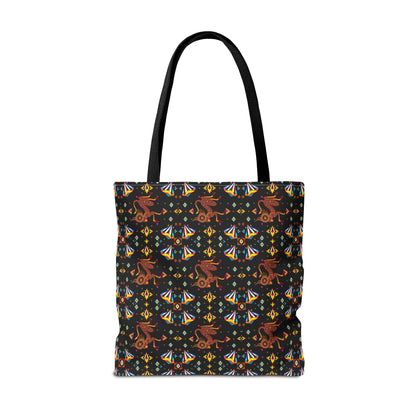 Tote Bag (AOP), Virgo, Zodiac, Jewel Pattern
