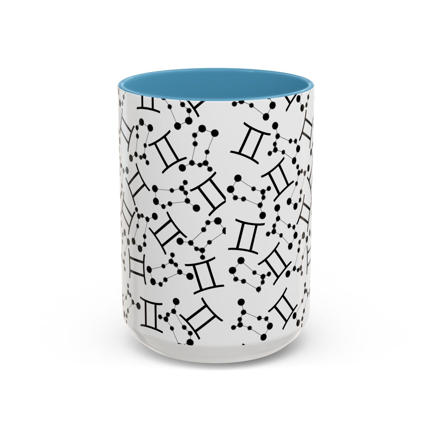 Accent Coffee Mug with the Gemini sign (11, 15oz)