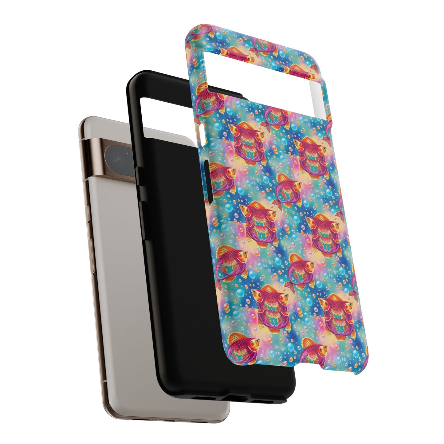 Tough Cases, Pisces, Zodiac v1, Bubble Pattern