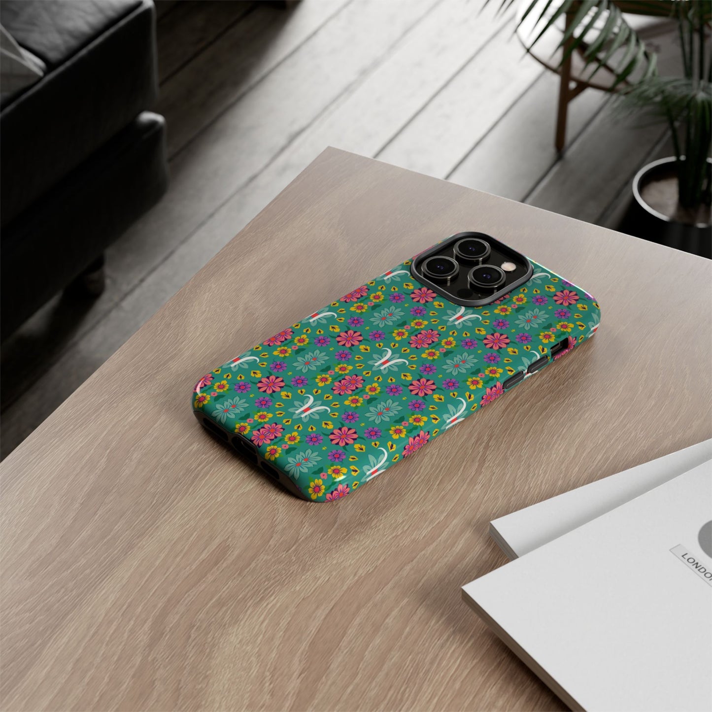 Tough Cases, Aquarius, Zodiac v4, Flower Pattern
