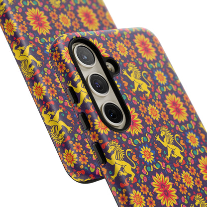 Tough Cases, Leo, Zodiac, Flower Pattern