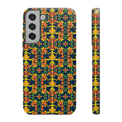 Tough Cases, Libra, Zodiac v3, Flower Pattern