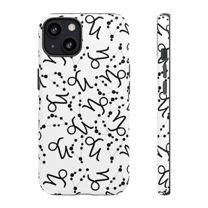Tough Cases with the Capricorn Zodiac sign for iPhone, Samsung Galaxy, and Google Pixel devices