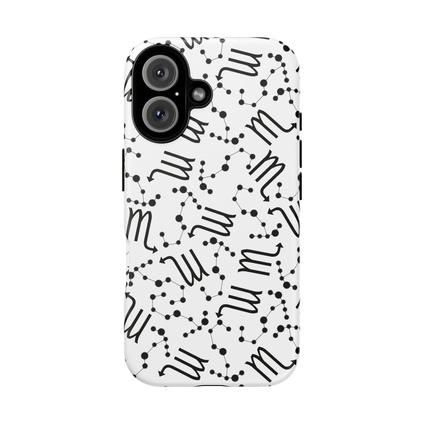 Tough Cases with the Scorpio Zodiac sign for iPhone, Samsung Galaxy, and Google Pixel devices