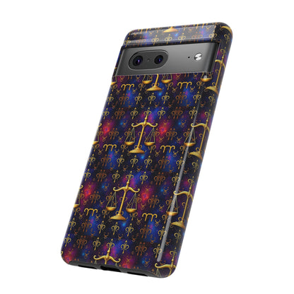 Tough Cases, Libra, Zodiac v2, Metal Pattern