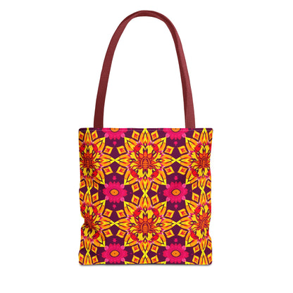 Tote Bag (AOP), Scorpio, Zodiac, Flower Pattern