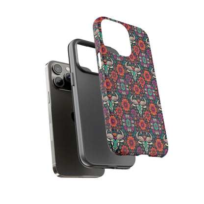 Tough Cases, Taurus, Zodiac v4, Flower Pattern
