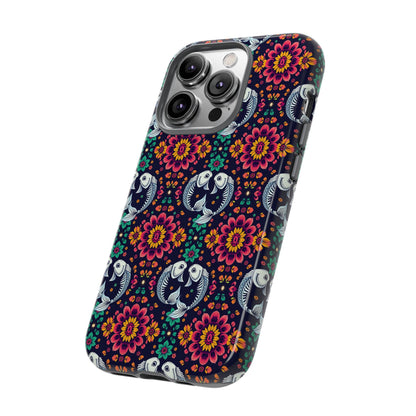 Tough Cases, Pisces, Zodiac v4, Flower Pattern