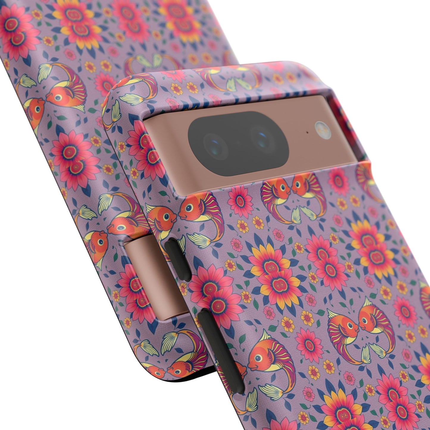 Tough Cases, Pisces, Zodiac v3, Flower Pattern