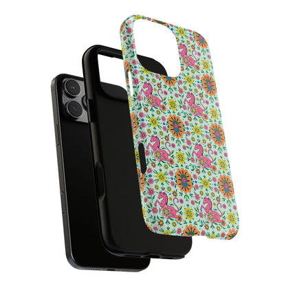Tough Cases, Aquarius, Zodiac, Flower Pattern