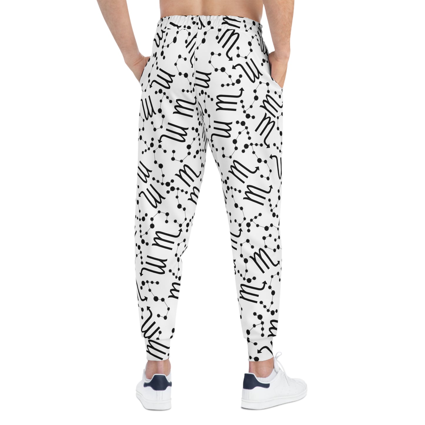 Athletic Joggers Scorpio Zodiac sign (AOP)