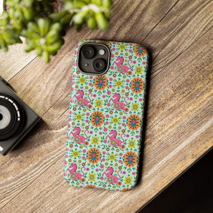 Tough Cases, Aquarius, Zodiac, Flower Pattern