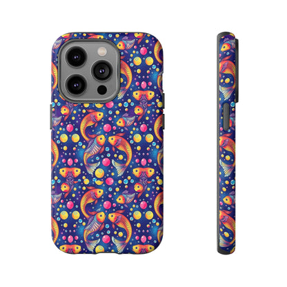 Tough Cases, Pisces, Zodiac, Bubble Pattern