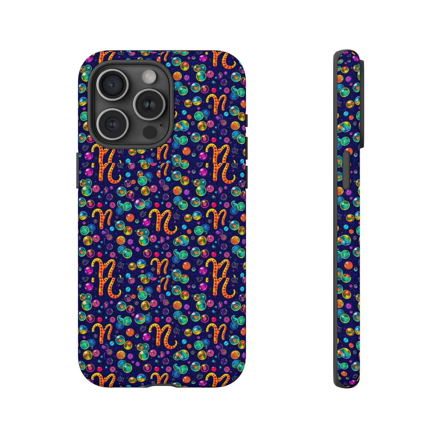 Tough Cases, Aquarius, Zodiac, Bubble Pattern