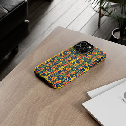 Tough Cases, Libra, Zodiac v3, Flower Pattern