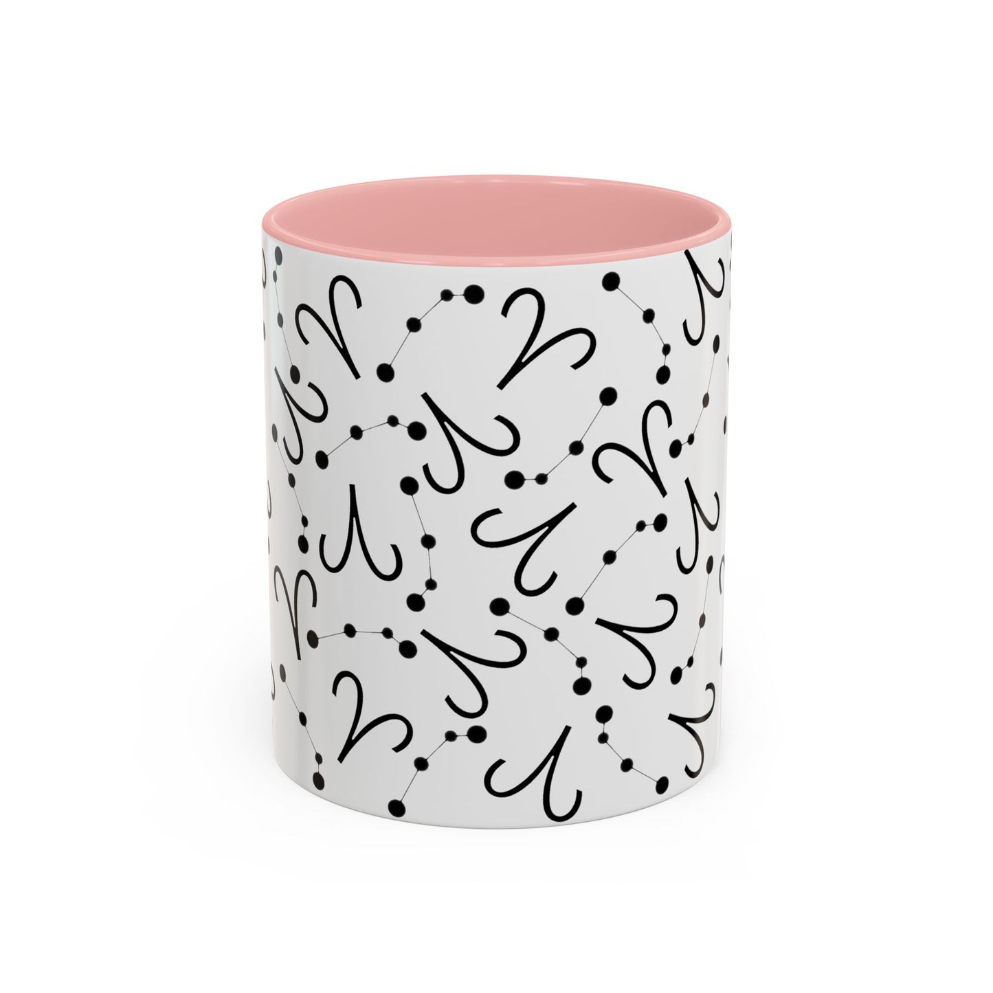 Accent Coffee Mug with the Aries sign (11, 15oz)