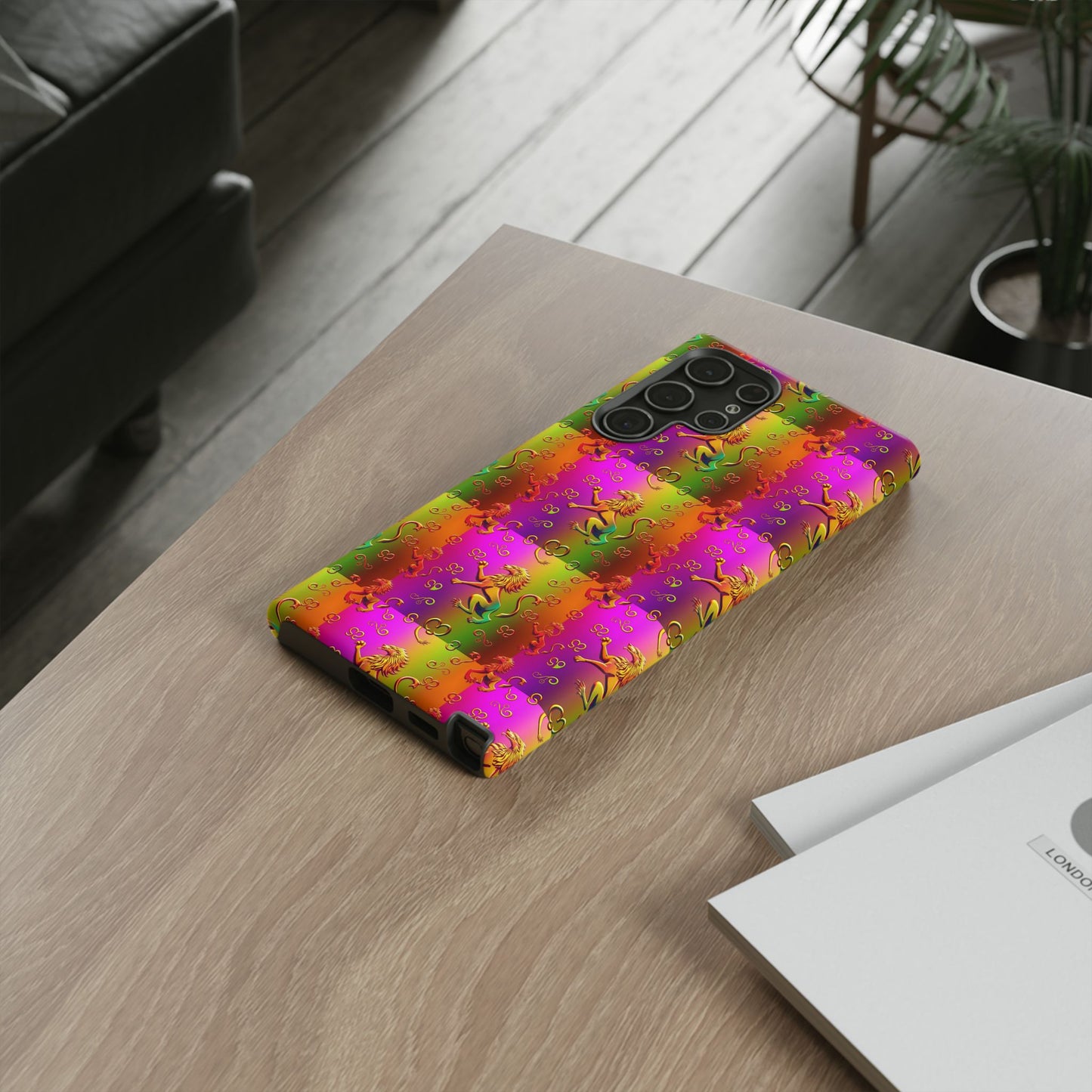 Tough Cases, Leo, Zodiac v1, Metal Pattern