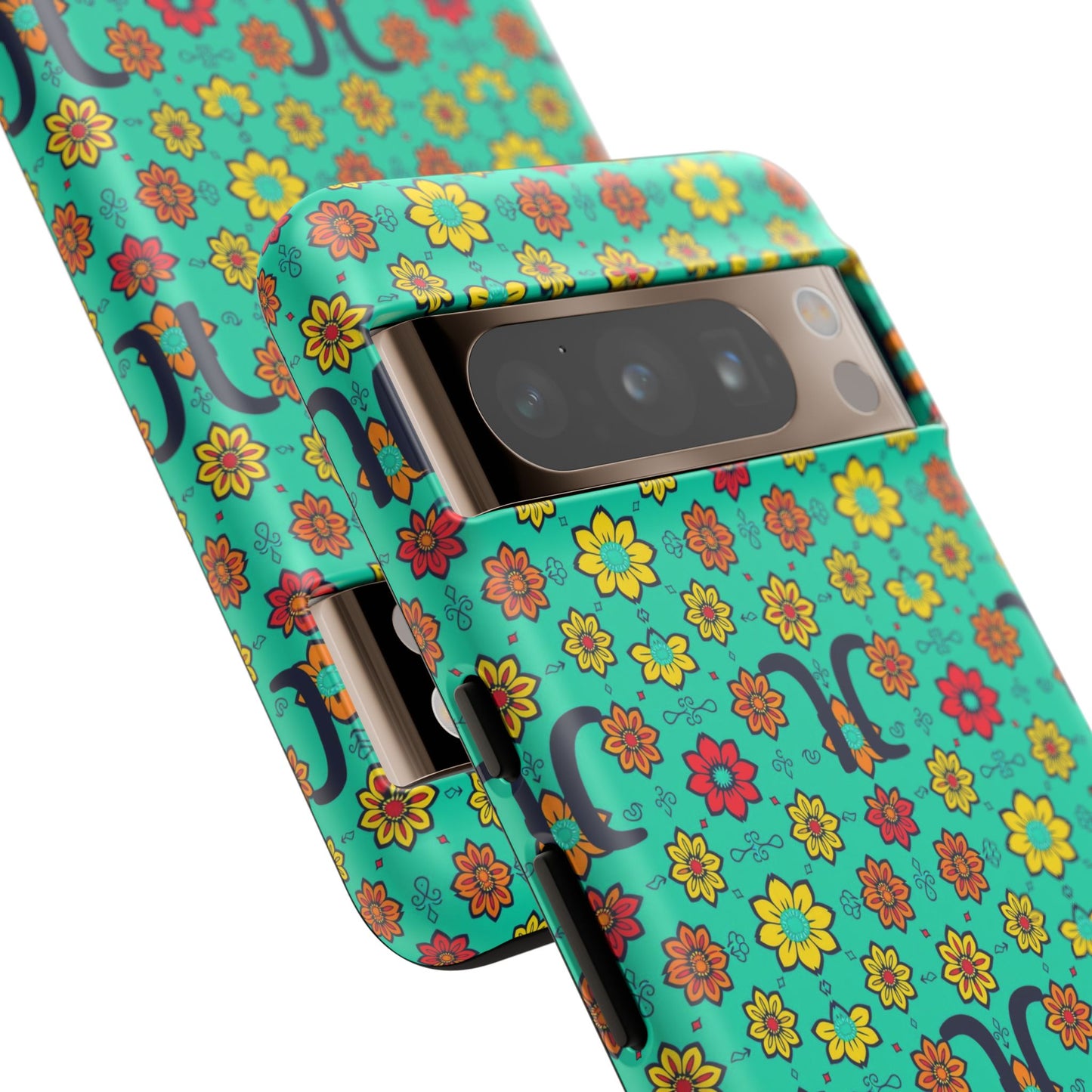 Tough Cases, Aquarius, Zodiac v2, Flower Pattern