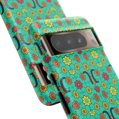 Tough Cases, Aquarius, Zodiac v2, Flower Pattern