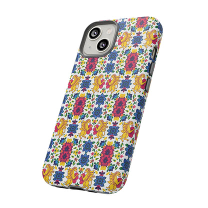 Tough Cases, Gemini, Zodiac, Flower Pattern