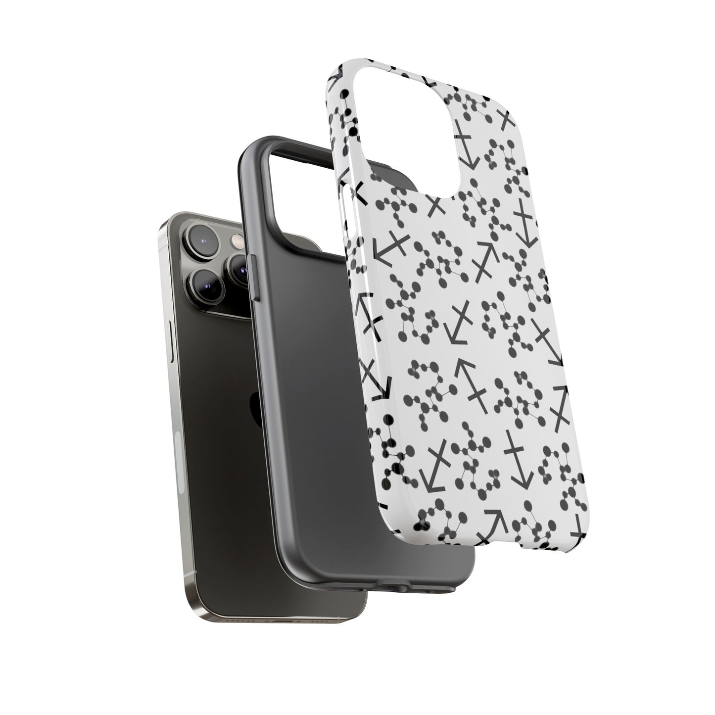 Tough Cases with the Sagittarius Zodiac sign for iPhone, Samsung Galaxy, and Google Pixel devices