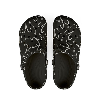 EVA Foam Rubber Shoes (AOP), Material 100% EVA, Aries Zodiac Design