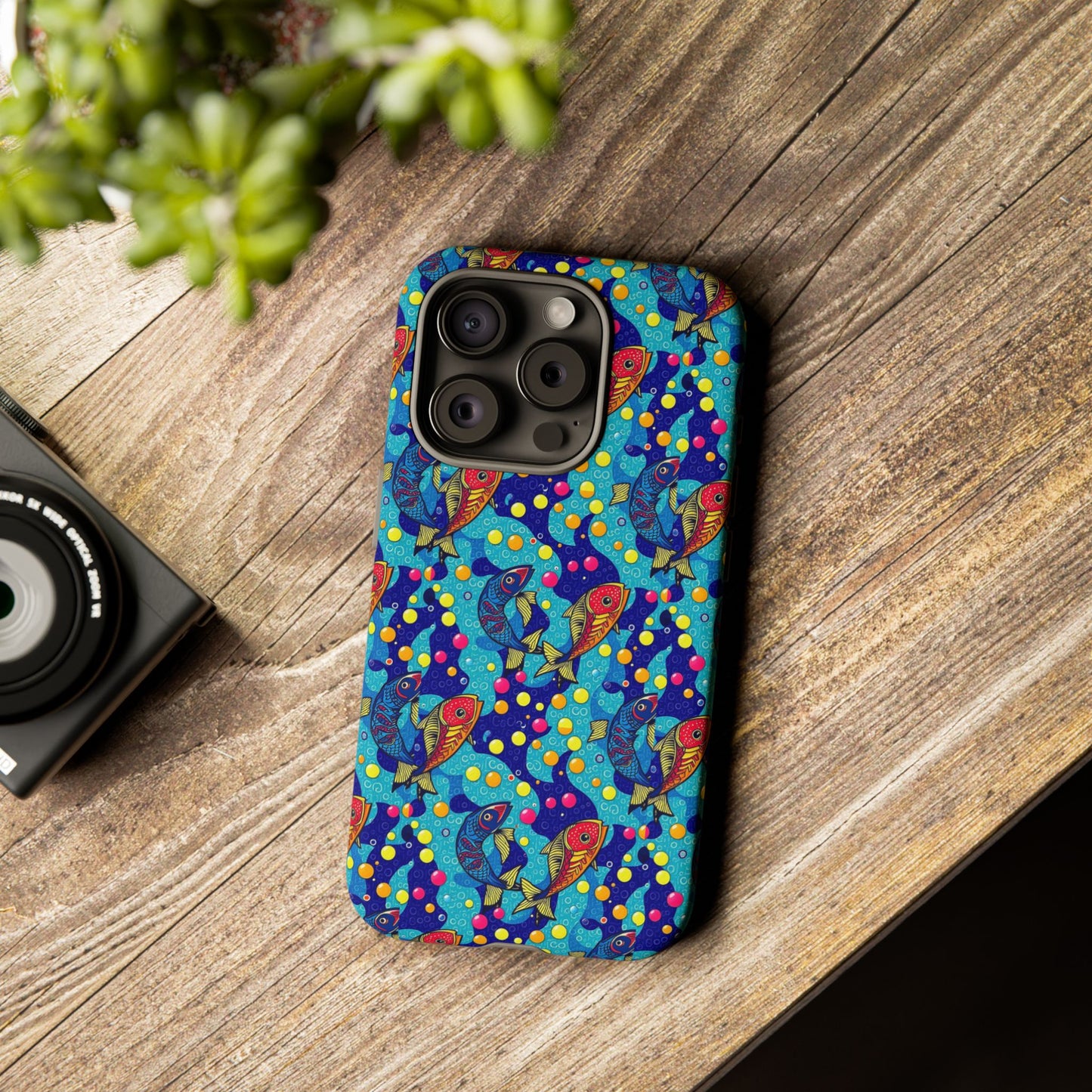 Tough Cases, Pisces, Zodiac v2, Bubble Pattern
