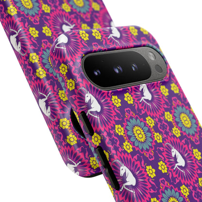 Tough Cases, Capricorn, Zodiac, Flower Pattern