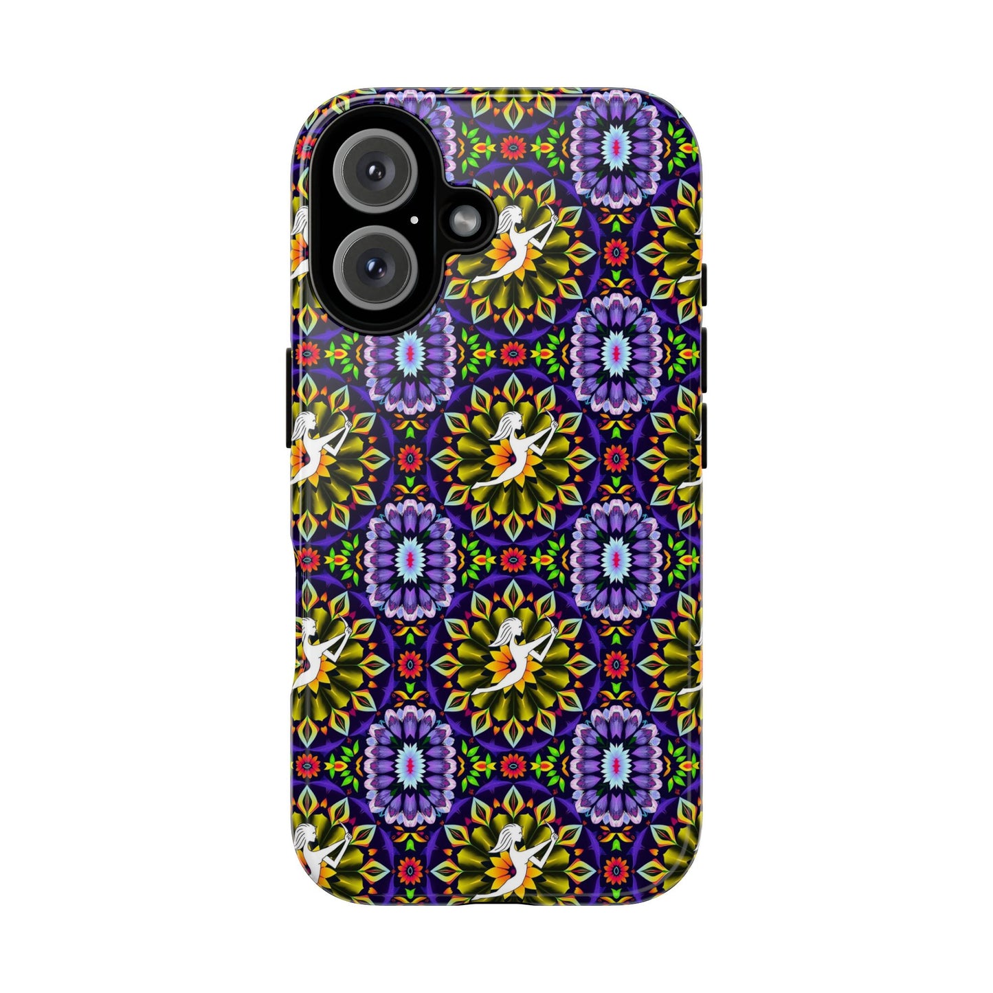 Tough Cases, Sagittarius, Zodiac v1, Flower Pattern