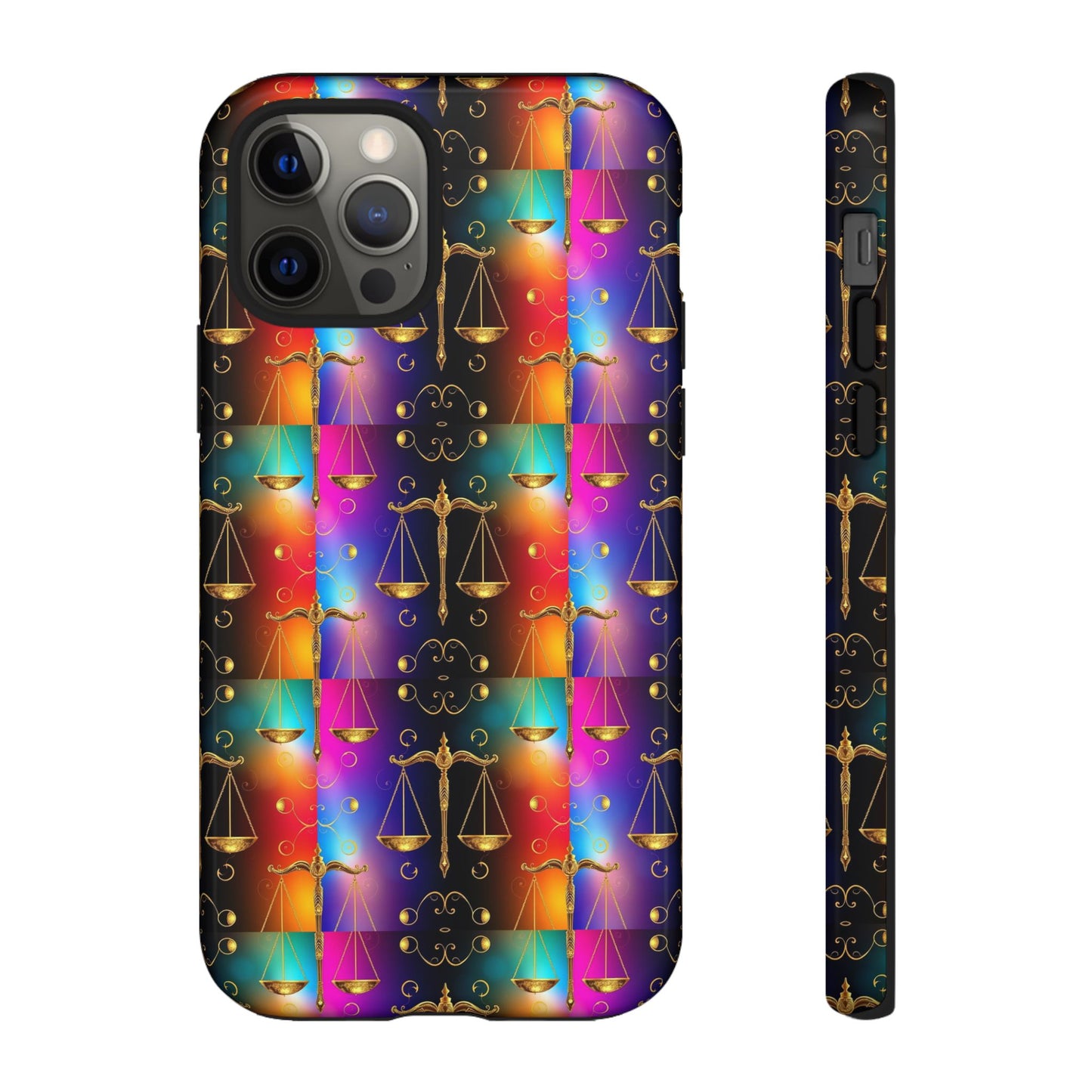 Tough Cases, Libra, Zodiac v1, Metal Pattern