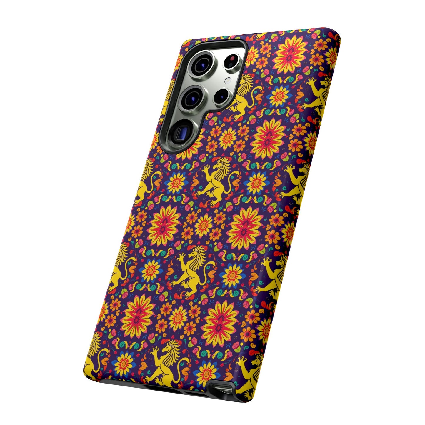 Tough Cases, Leo, Zodiac, Flower Pattern
