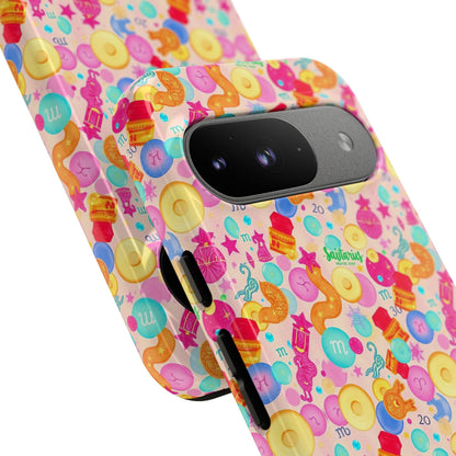 Tough Cases, Sagittarius, Zodiac v2, Bubble Pattern