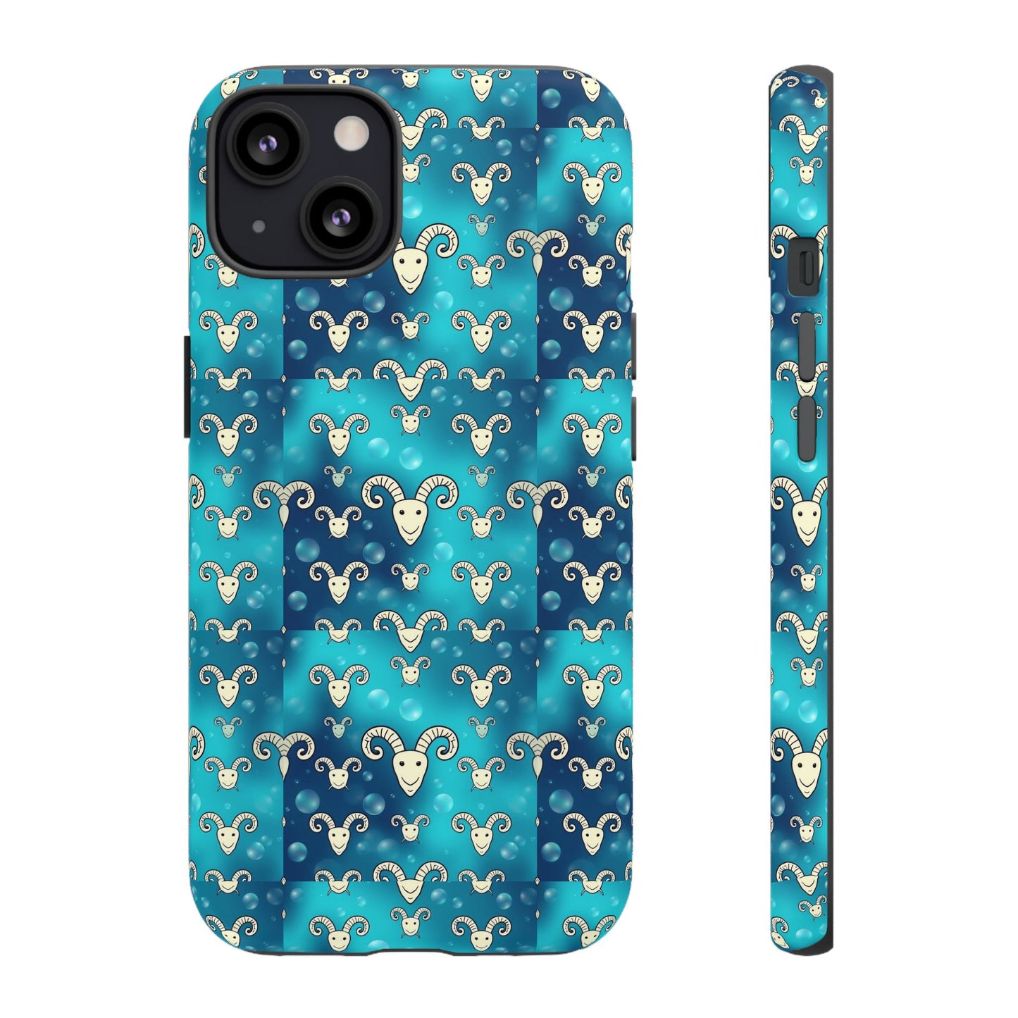 Tough Cases, Aries, Zodiac v1, Bubble Pattern