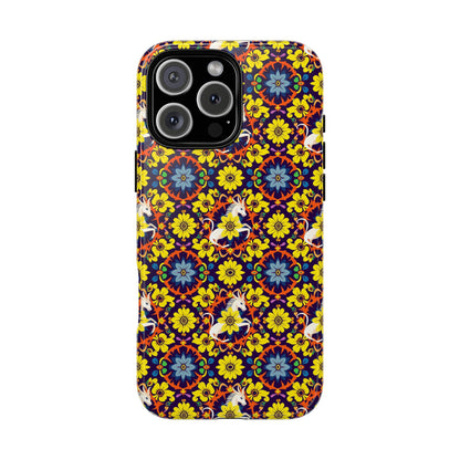 Tough Cases, Aquarius, Zodiac v3, Flower Pattern
