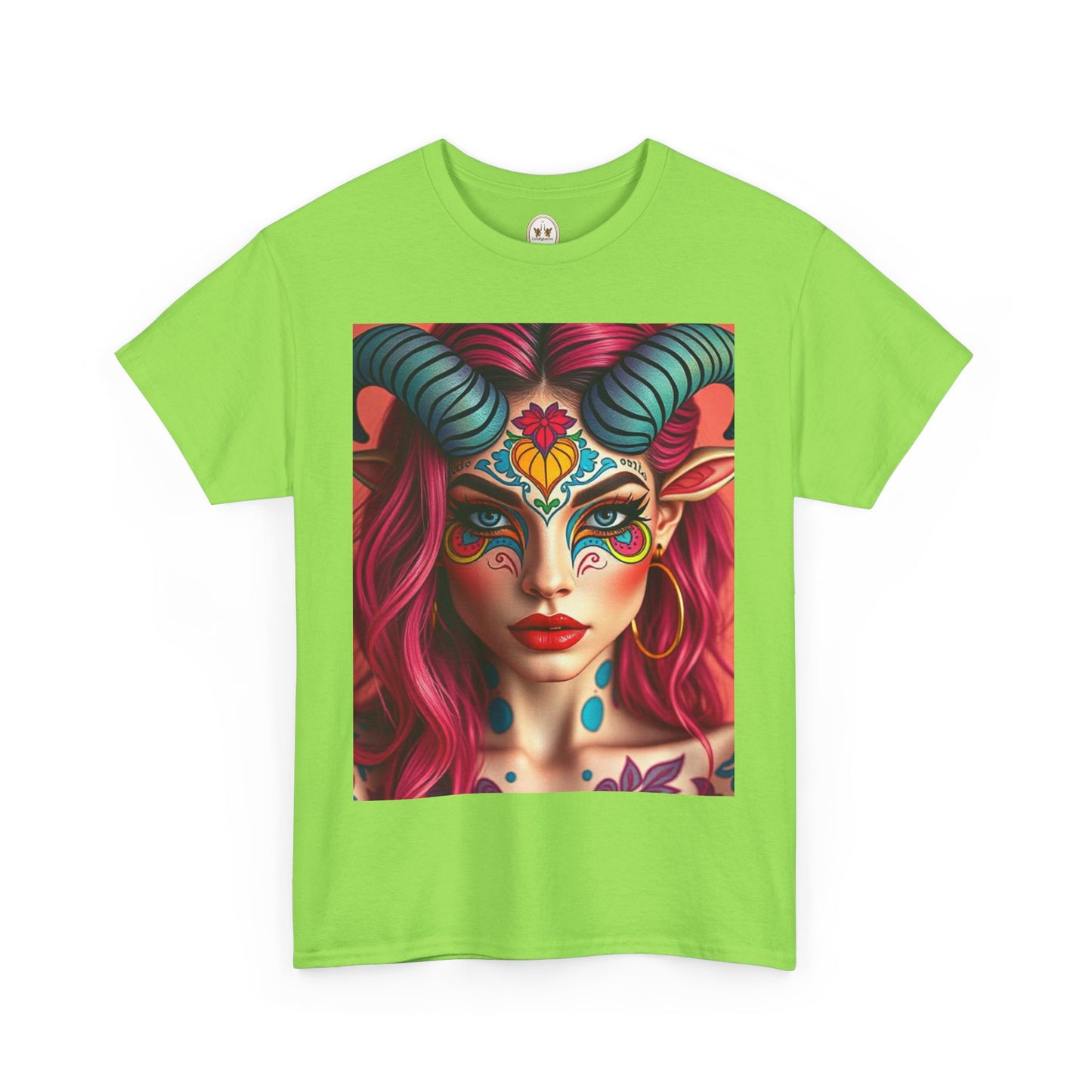 Unisex Heavy Cotton T-Shirt, Taurus, Zodiac, Sexy Art