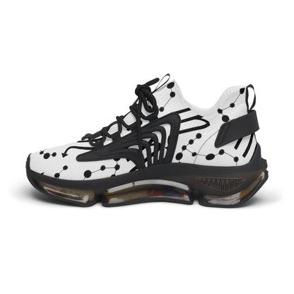Women's Mesh Sneakers, Constellation & Symbol, Scorpio Zodiac Sign, AOP