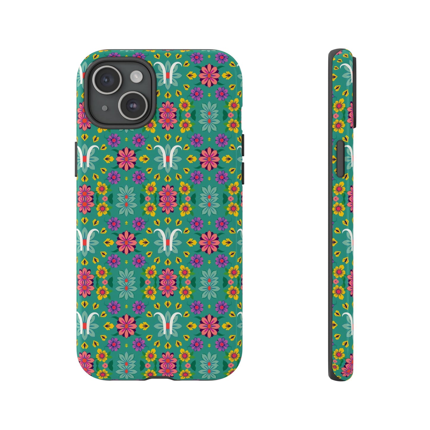 Tough Cases, Aquarius, Zodiac v4, Flower Pattern