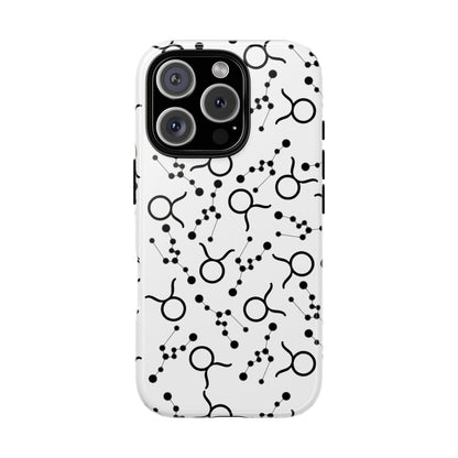 Tough Cases with the Taurus Zodiac sign for iPhone, Samsung Galaxy, and Google Pixel devices