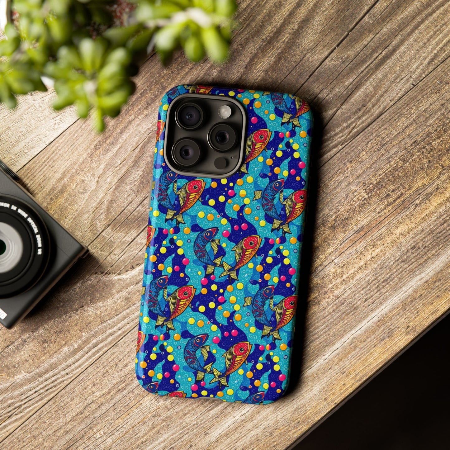 Tough Cases, Pisces, Zodiac v2, Bubble Pattern