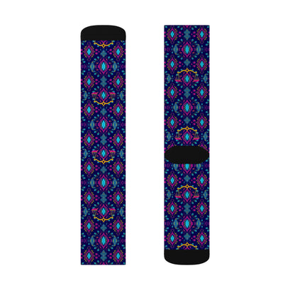Sublimation Socks, Libra, Zodiac v2, Jewel Pattern
