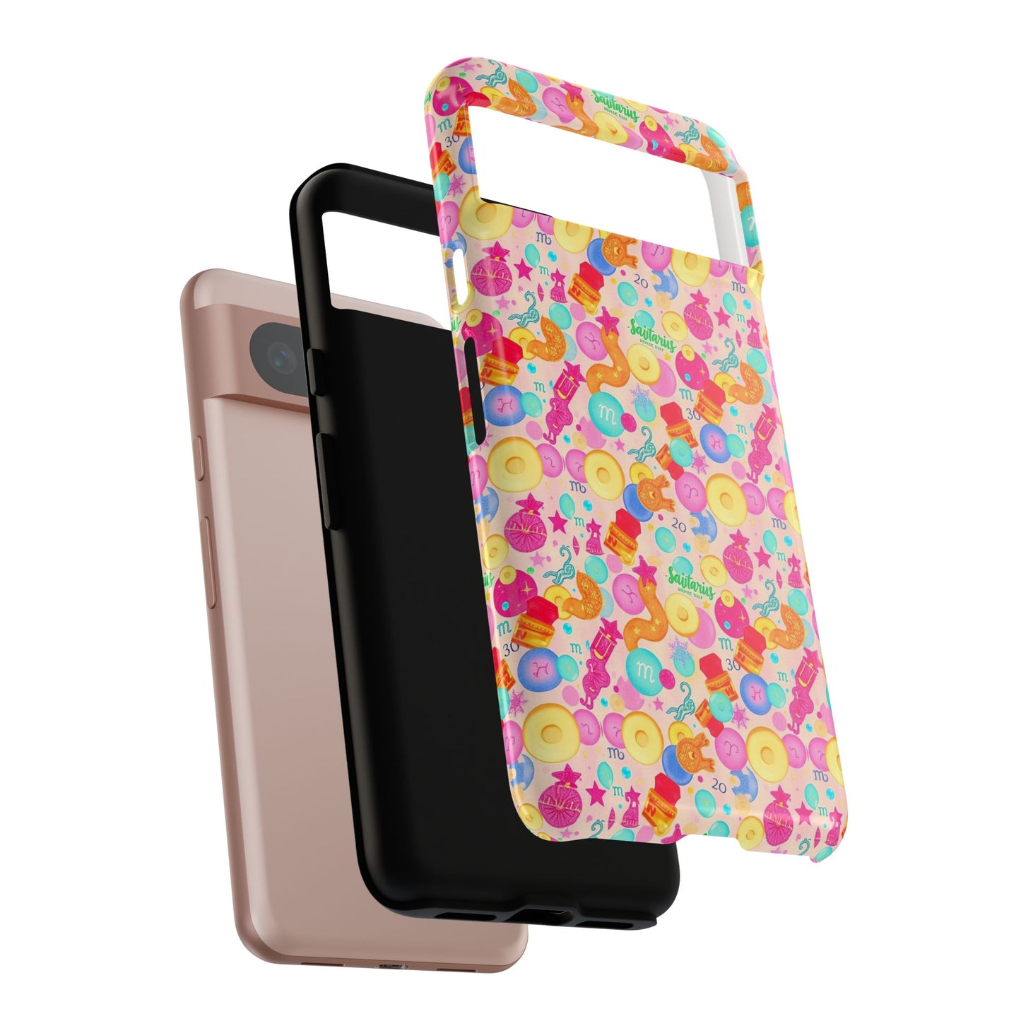 Tough Cases, Sagittarius, Zodiac v2, Bubble Pattern