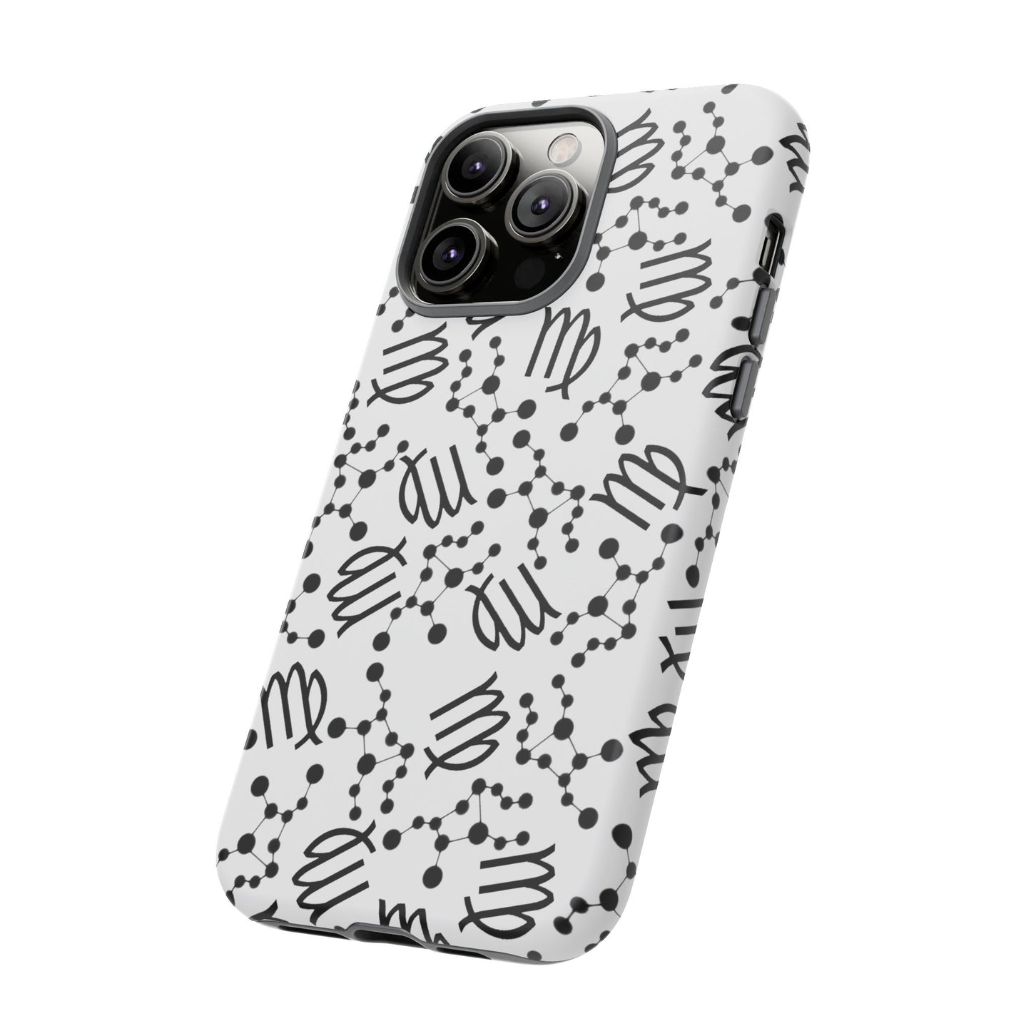 Tough Cases with the Virgo Zodiac sign for iPhone, Samsung Galaxy, and Google Pixel devices