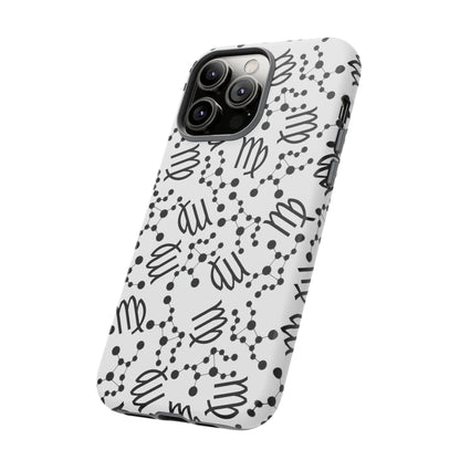 Tough Cases with the Virgo Zodiac sign for iPhone, Samsung Galaxy, and Google Pixel devices