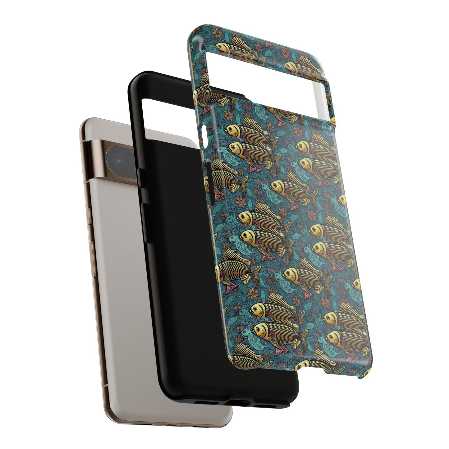 Tough Cases, Pisces, Zodiac v1, Metal Pattern